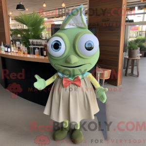 Mascot character of a Olive...