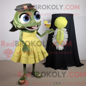 Mascot character of a Olive...