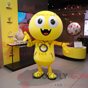 Mascottefiguur van een...