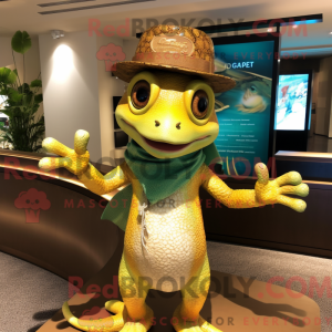 Maskottchen eines goldenen...