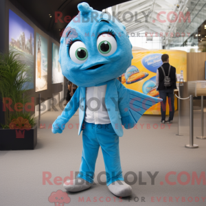 Postava maskota Sky Blue...