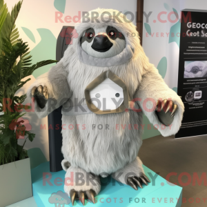 Mascot character of a Gray...