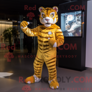 Mascot character of a Gold...