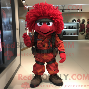 Mascottekarakter van een...