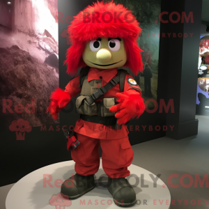 Mascot character of a Red...