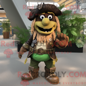 Mascot character of a Olive...