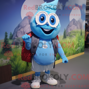 Postava maskota Sky Blue...