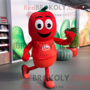 Mascot character of a Red...