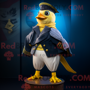 Mascot character of a Navy...