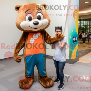 Mascot karakter van een...
