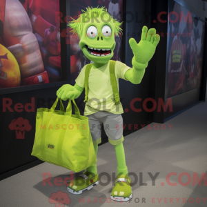 Mascot character of a Lime...