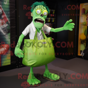 Postava maskota Lime Green...