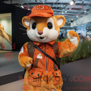 Maskot-karakter af en...