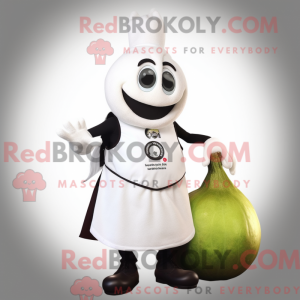 Mascot character of a White...