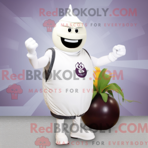 Mascot character of a White...