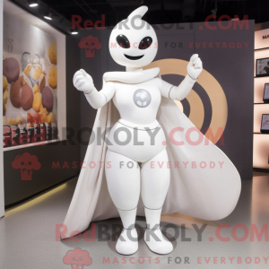 Mascot character of a White...