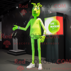 Personagem de máscara de um...