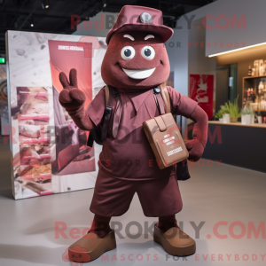 Maskot karakter af en...