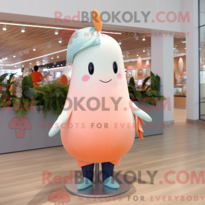 Mascot character of a Peach...