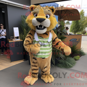 Mascot character of a Olive...