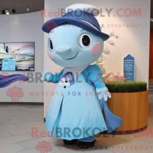 Mascot character of a Whale...