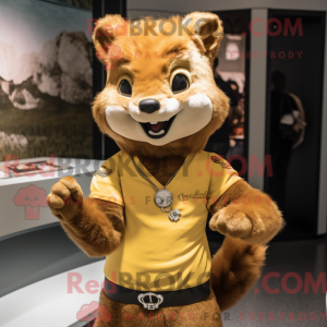 Mascot character of a Gold...