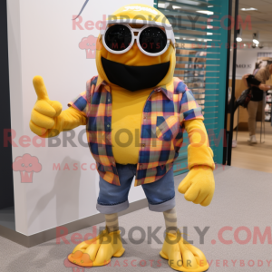 Mascot karakter van een...