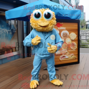 Maskottchen eines Blue Crab...