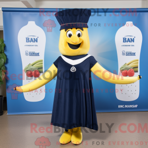 Mascot character of a Navy...