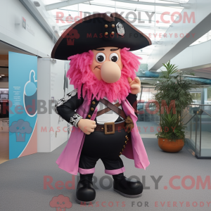 Mascot character of a Pink...