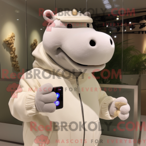 Mascot character of a Cream...