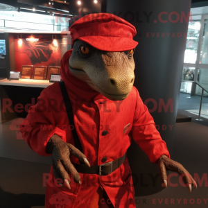 Mascot character of a Red...