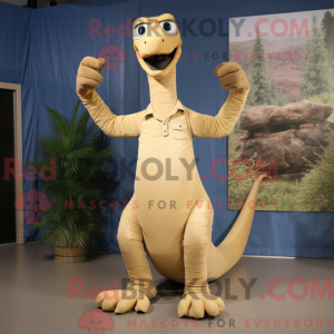 Mascot karakter van een Tan...