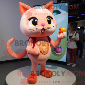 Mascot character of a Peach...