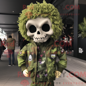 Mascot character of a Olive...