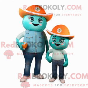 Maskot karakter af en...