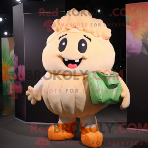 Mascot character of a Peach...