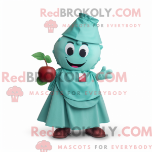 Mascot character of a Teal...