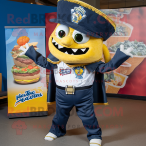 Navy Nachos maskot kostume...