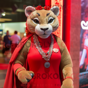 Mascot character of a Red...