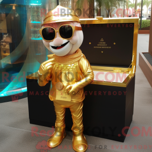 Mascot character of a Gold...