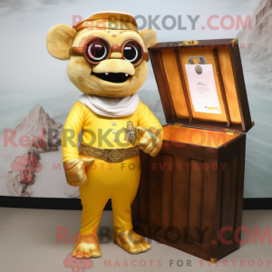 Mascot character of a Gold...