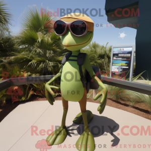 Mascot character of a Olive...