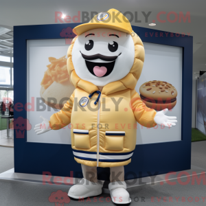 Mascot character of a Cream...