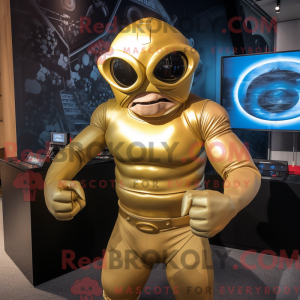 Personagem de máscara de um...