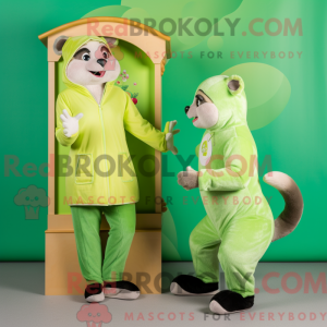 Mascot character of a Lime...
