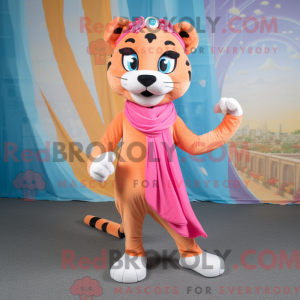 Mascot character of a Peach...
