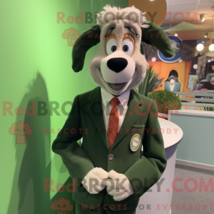 Mascot character of a Olive...