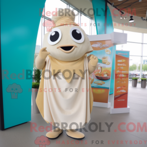 Mascot character of a Cream...