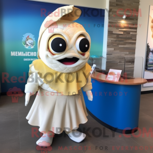 Maskotkarakter af en Cream...
